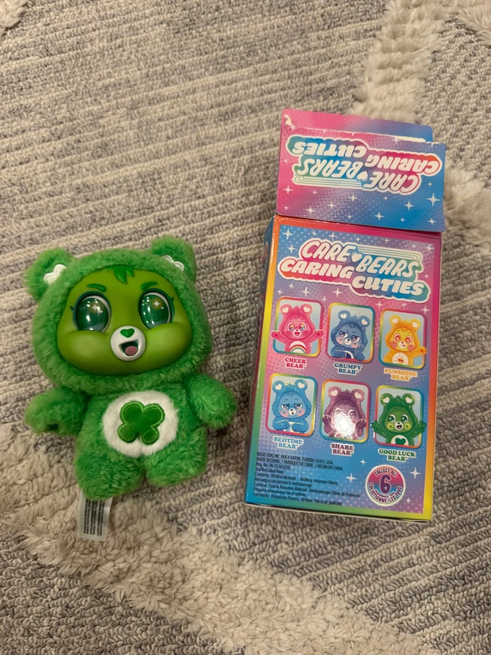 Carebears caring cutie keychain Goodluck bear